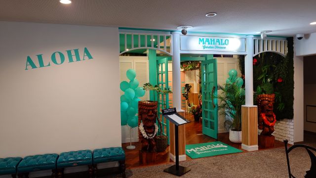 MAHALO garden terrace入口