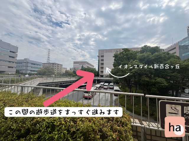 MAHALO garden terraceの新百合が丘駅からの行き方