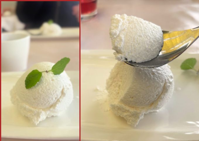 グリーンハウスランチのデザートムース