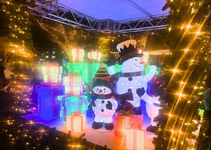 雪だるまのイルミネーション2025