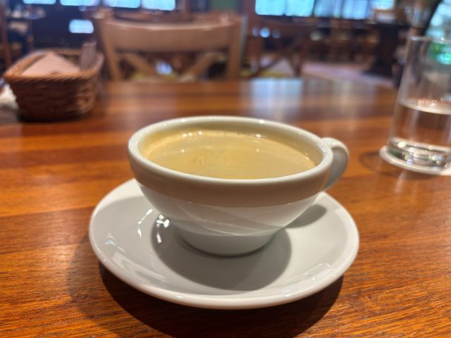 食後のコーヒー