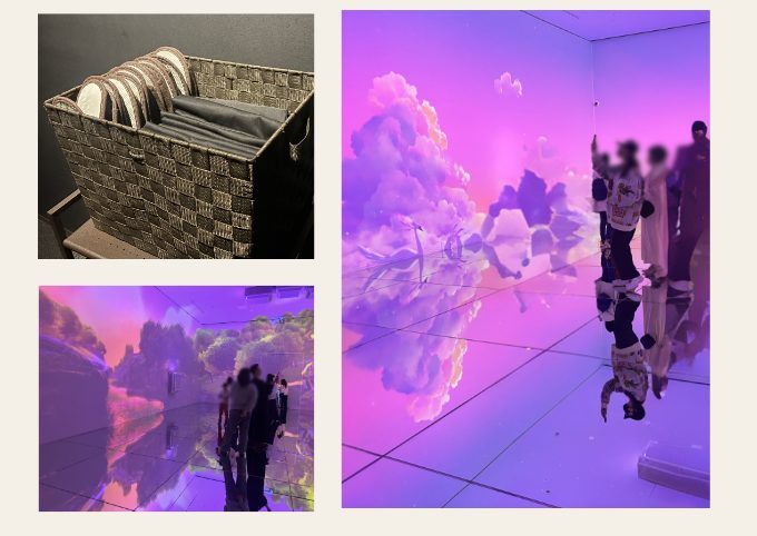 床がミラーのリフレクション