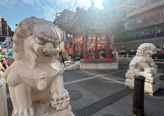 食べ歩きの休憩所山下町公園