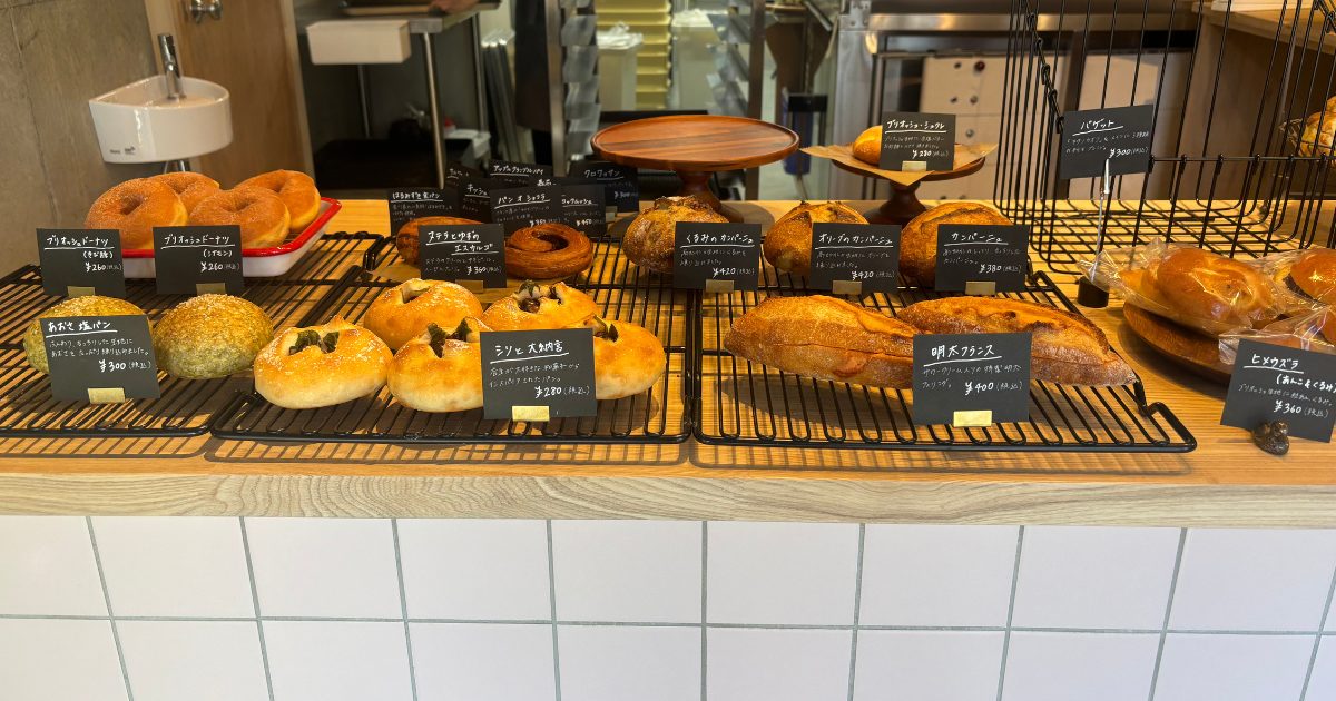 wataridoriベーカリーの店内