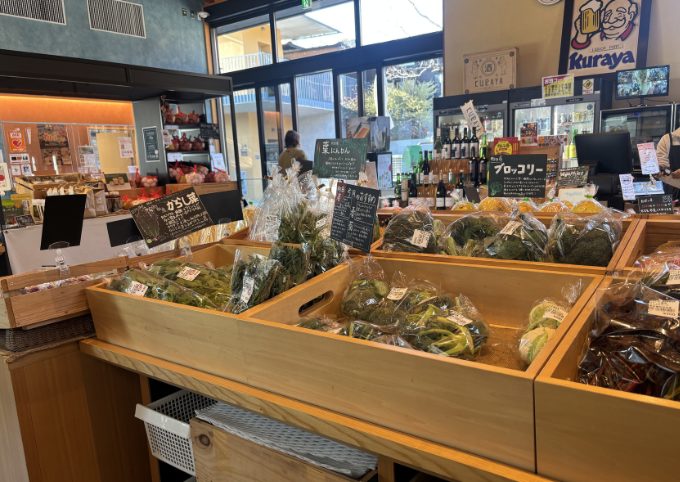 西園直売所店内