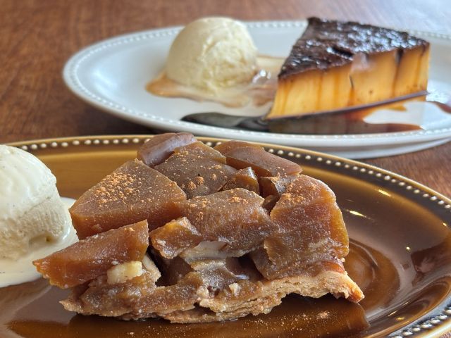 りんごのタルト・タタンとキャラメルプリン