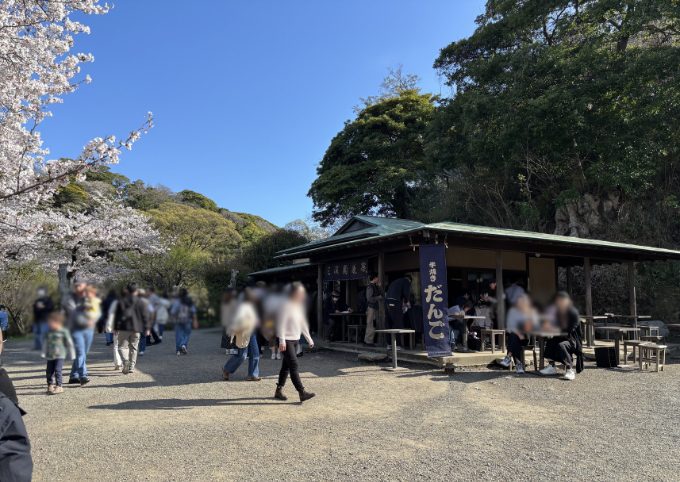 三渓園の中にある人気の茶屋